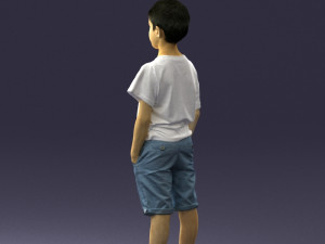 boy in pose 0250 3d print ready 3D Print Model