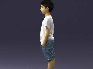 boy in pose 0250 3d print ready 3D Print Model