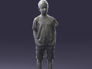 boy in pose 0250 3d print ready 3D Print Model