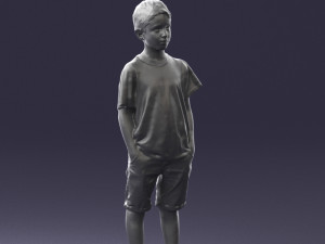 boy in pose 0250 3d print ready 3D Print Model