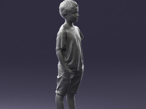 boy in pose 0250 3d print ready 3D Print Model