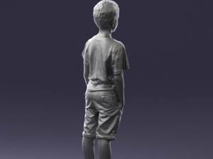 boy in pose 0250 3d print ready 3D Print Model