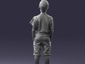 boy in pose 0250 3d print ready 3D Print Model