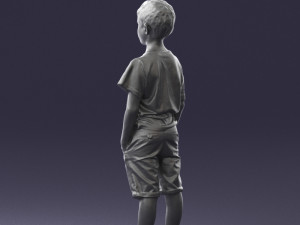 boy in pose 0250 3d print ready 3D Print Model