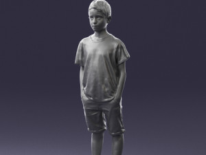 boy in pose 0250 3d print ready 3D Print Model