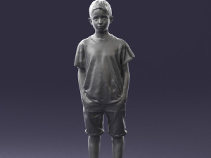 boy in pose 0250 3d print ready 3D Print Model