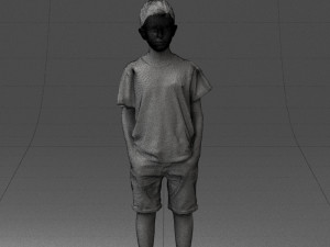 boy in pose 0250 3d print ready 3D Print Model