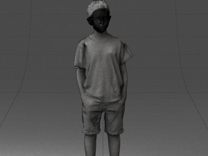 boy in pose 0250 3d print ready 3D Print Model