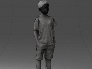 boy in pose 0250 3d print ready 3D Print Model
