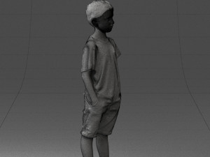 boy in pose 0250 3d print ready 3D Print Model
