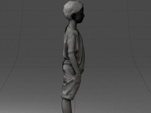 boy in pose 0250 3d print ready 3D Print Model