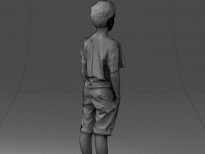 boy in pose 0250 3d print ready 3D Print Model