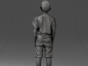 boy in pose 0250 3d print ready 3D Print Model