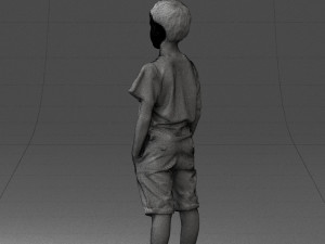 boy in pose 0250 3d print ready 3D Print Model
