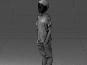 boy in pose 0250 3d print ready 3D Print Model