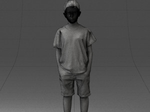 boy in pose 0250 3d print ready 3D Print Model