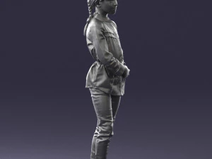 woman in pink dress 0258 3d print ready 3D Print Model