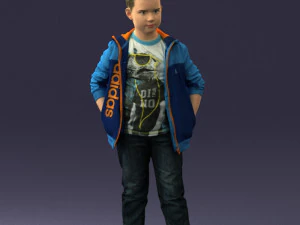 ragazzo in posa 0265 Modello 3D