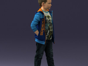 boy in pose 0265 3D 模型