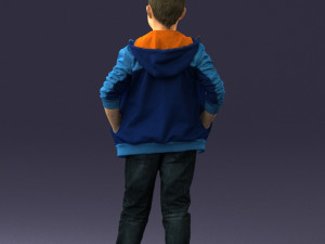 boy in pose 0265 3D 模型