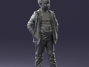 boy in pose 0265 3D 模型