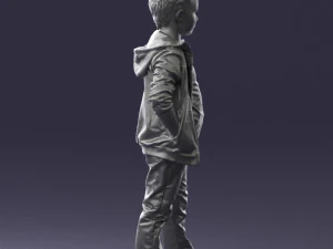 boy in pose 0265 3D Model