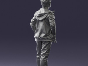 boy in pose 0265 3D 模型