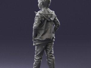 boy in pose 0265 3D 模型