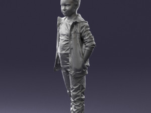 boy in pose 0265 3D 模型