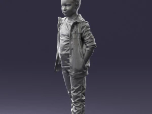 boy in pose 0265 3D Model