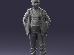 boy in pose 0265 3D 模型