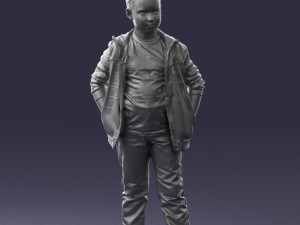 boy in pose 0265 3D 模型