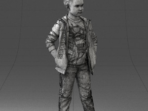 boy in pose 0265 3D 模型