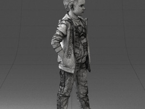 boy in pose 0265 3D 模型