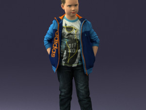boy in pose 0265 3d print ready Modelo de impresión 3D