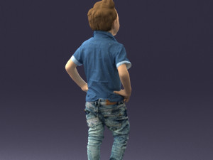 boy in pose 0270 3Dモデル