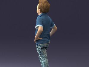 boy in pose 0270 3Dモデル