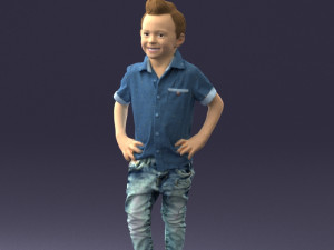 boy in pose 0270 3Dモデル