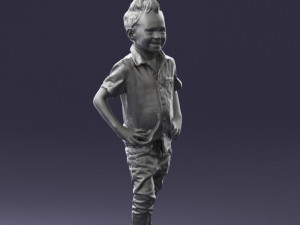 boy in pose 0270 3Dモデル