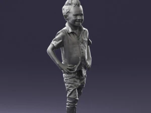 boy in pose 0270 3D Model
