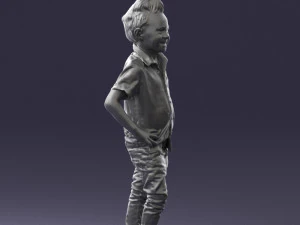 boy in pose 0270 3D Model