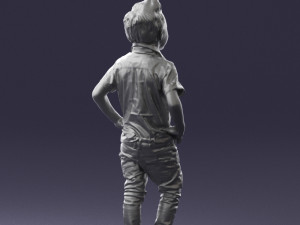 boy in pose 0270 3Dモデル