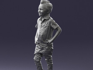 boy in pose 0270 3Dモデル