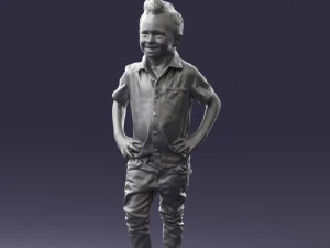 boy in pose 0270 3D Model