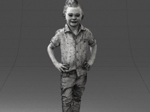 boy in pose 0270 3Dモデル