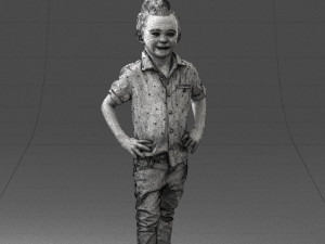 boy in pose 0270 3Dモデル