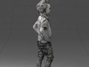 boy in pose 0270 3D Model