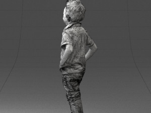 boy in pose 0270 3Dモデル