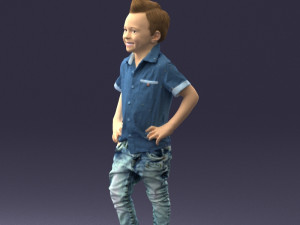 boy in pose 0270 3d print ready 3D Принт Модель