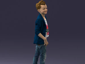 boy in pose 0275 3D Model